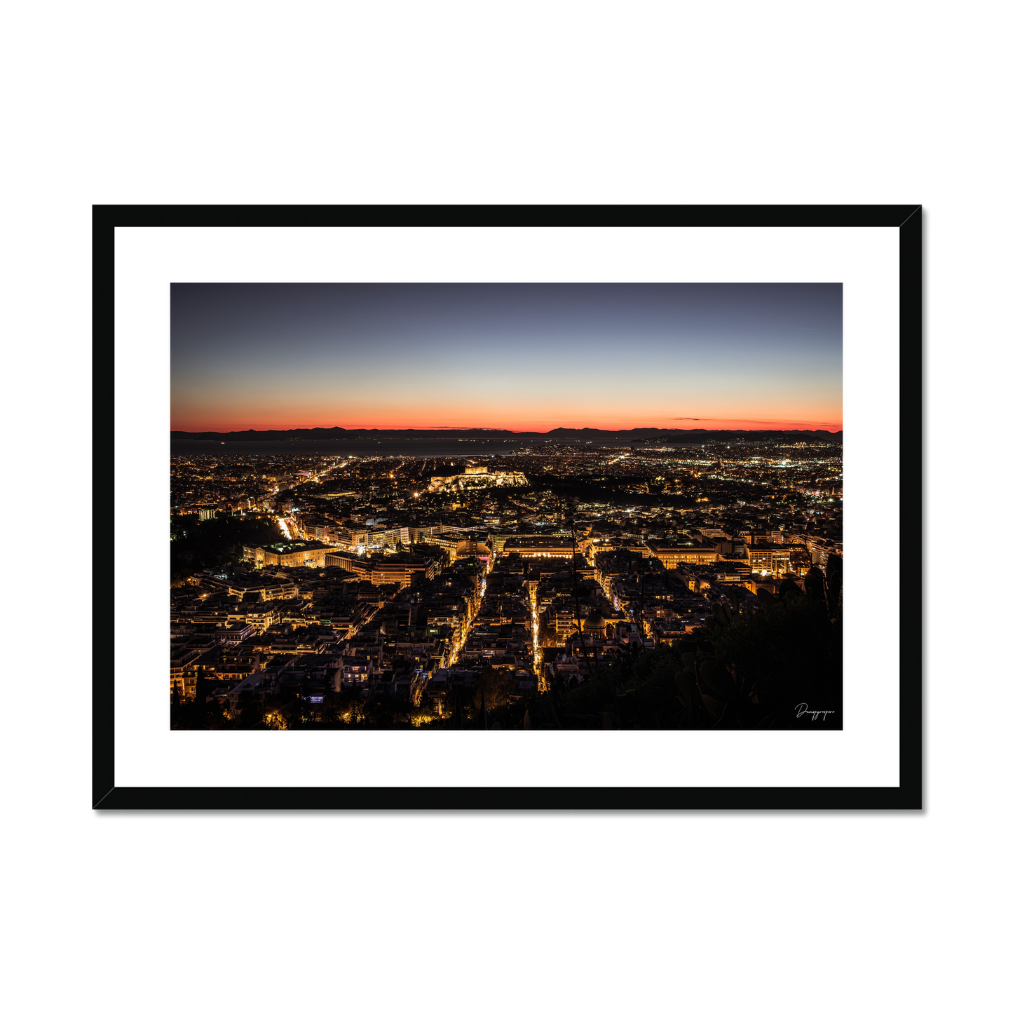 Urban Flames - Framed Art