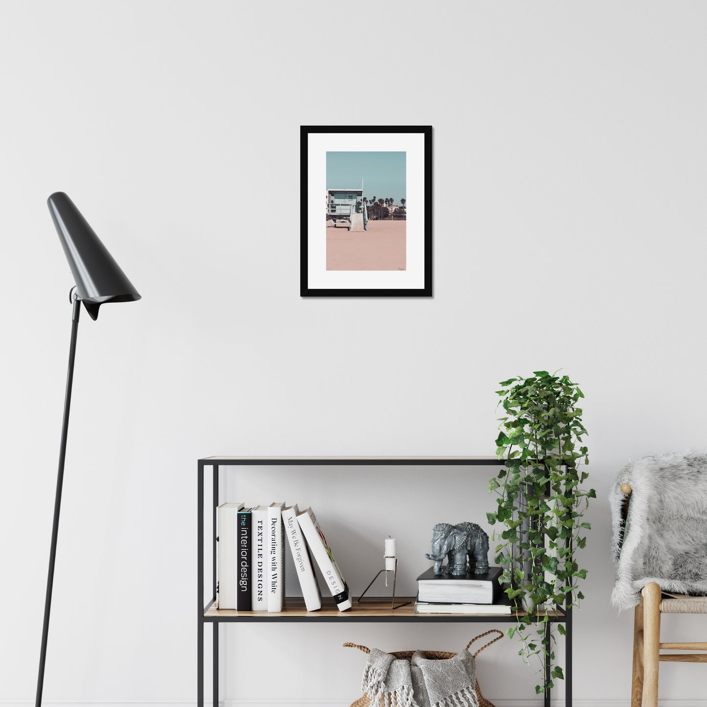 Lifeguard Post - Framed Art