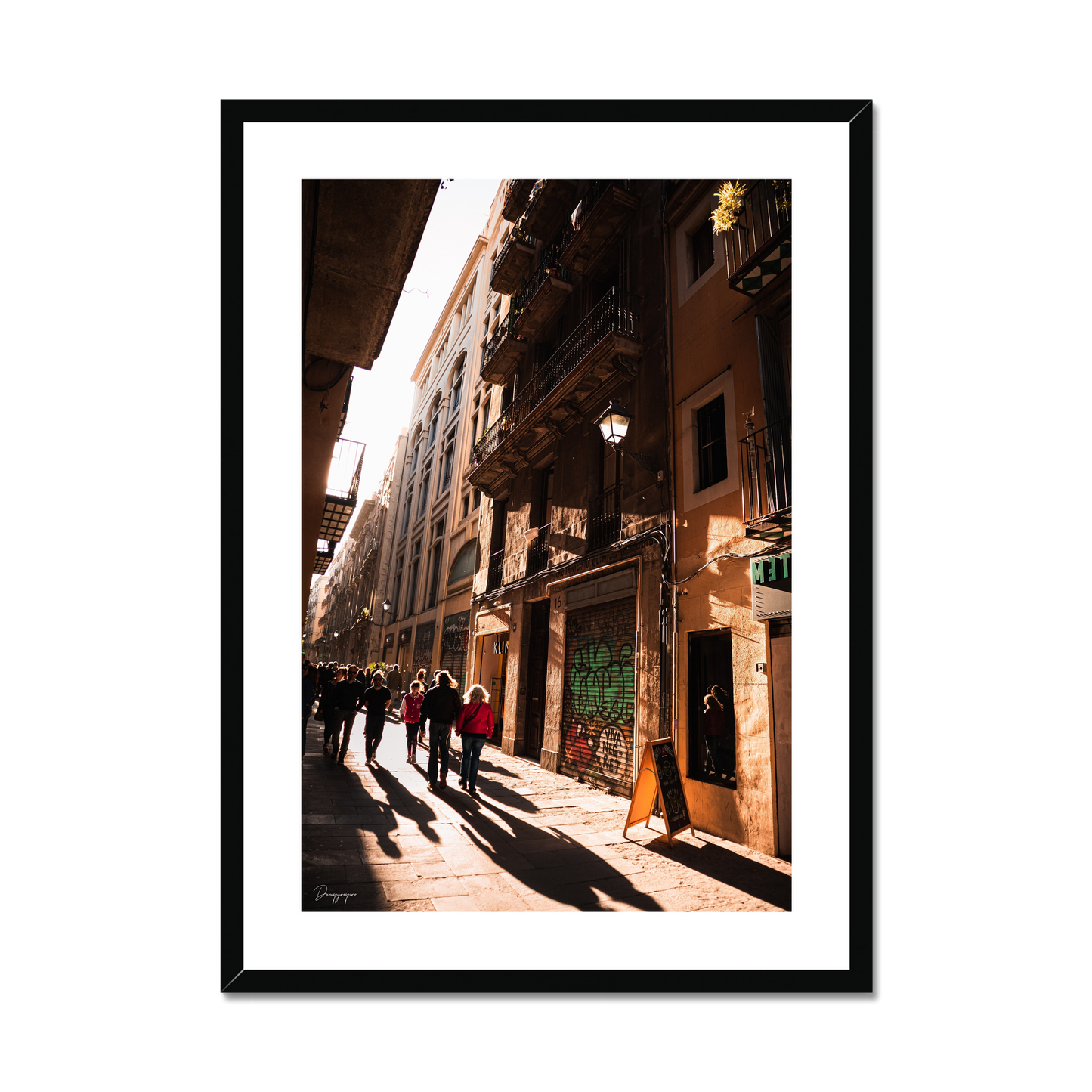 Shadows of Gold - Framed Art