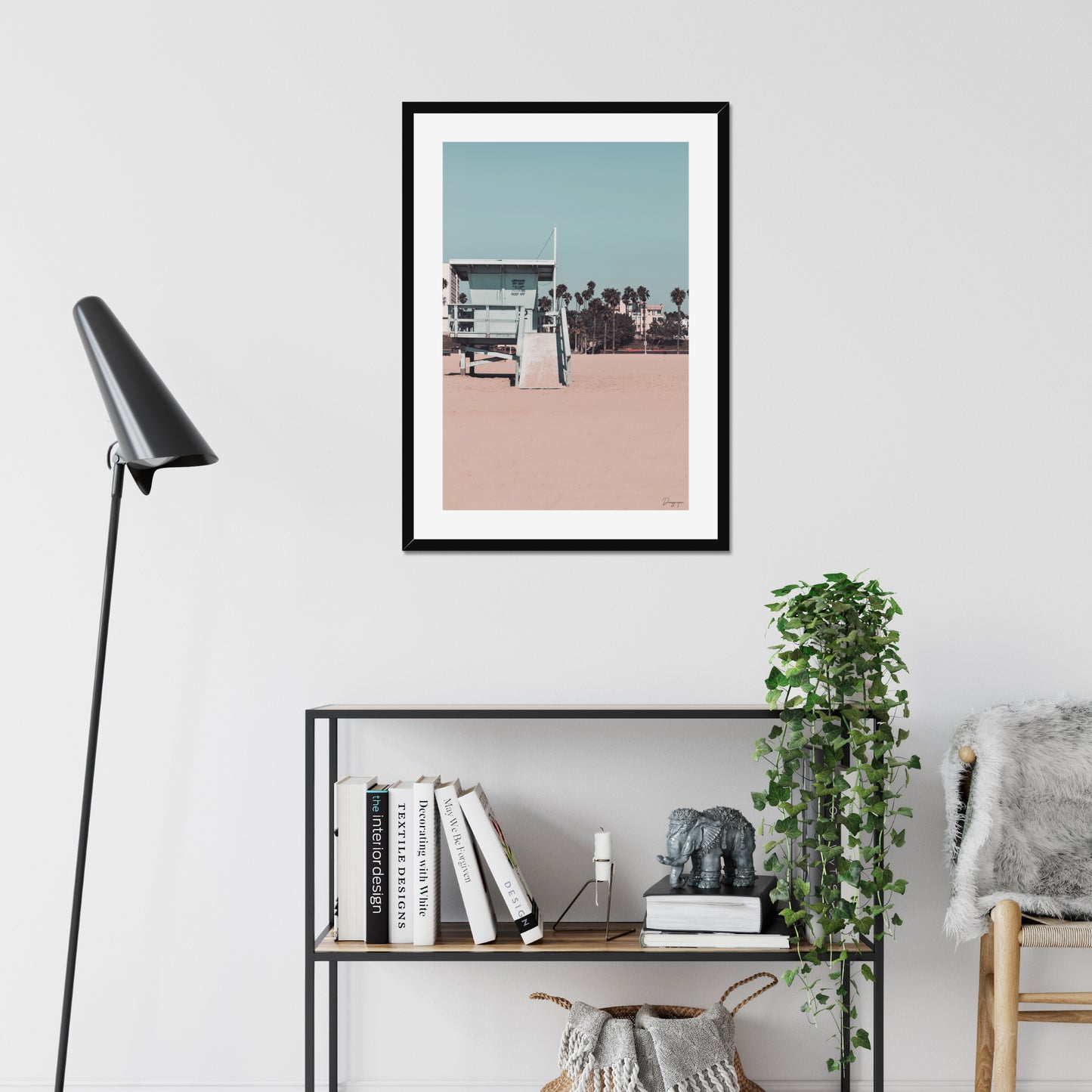 Lifeguard Post - Framed Art