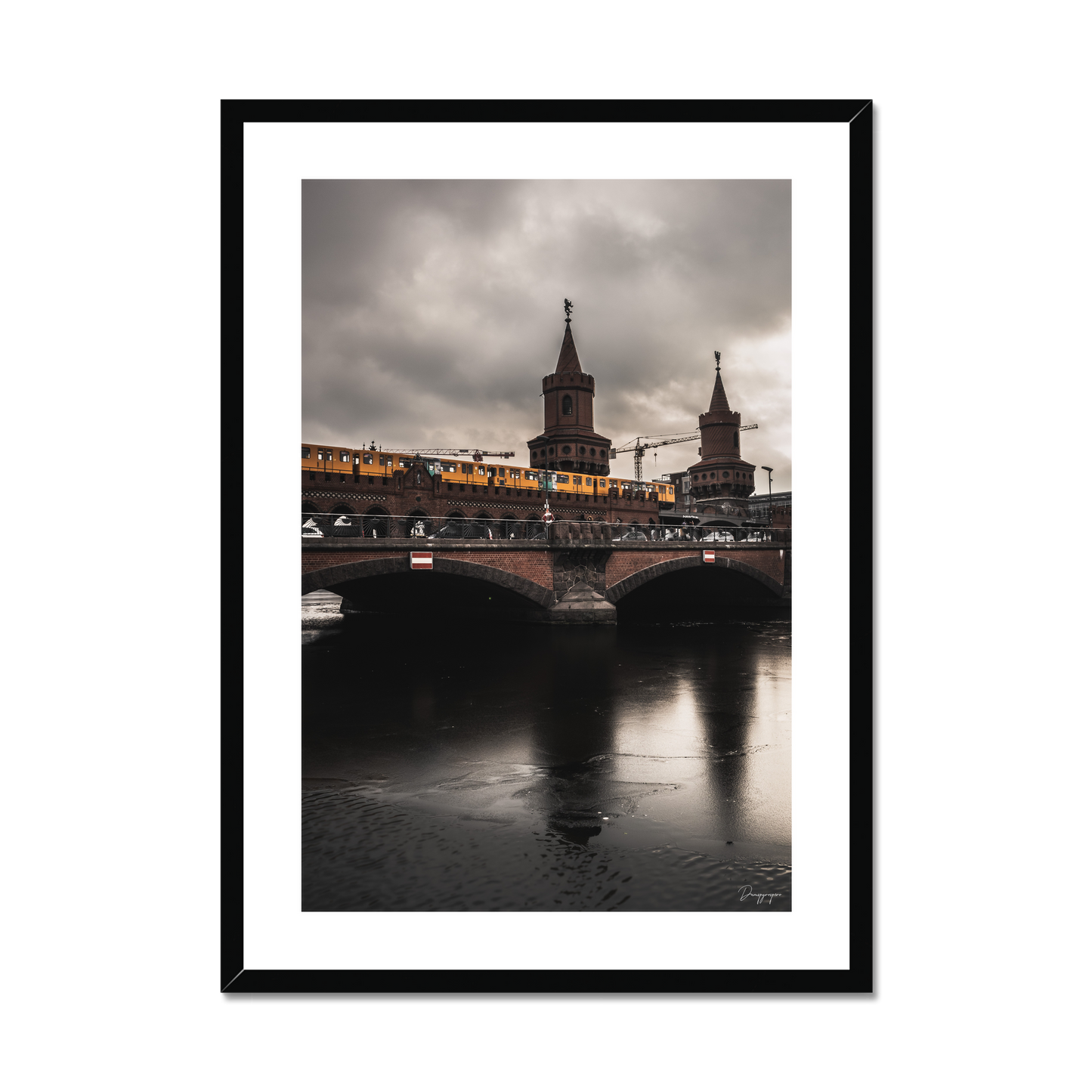 Frozen Half - Framed Art