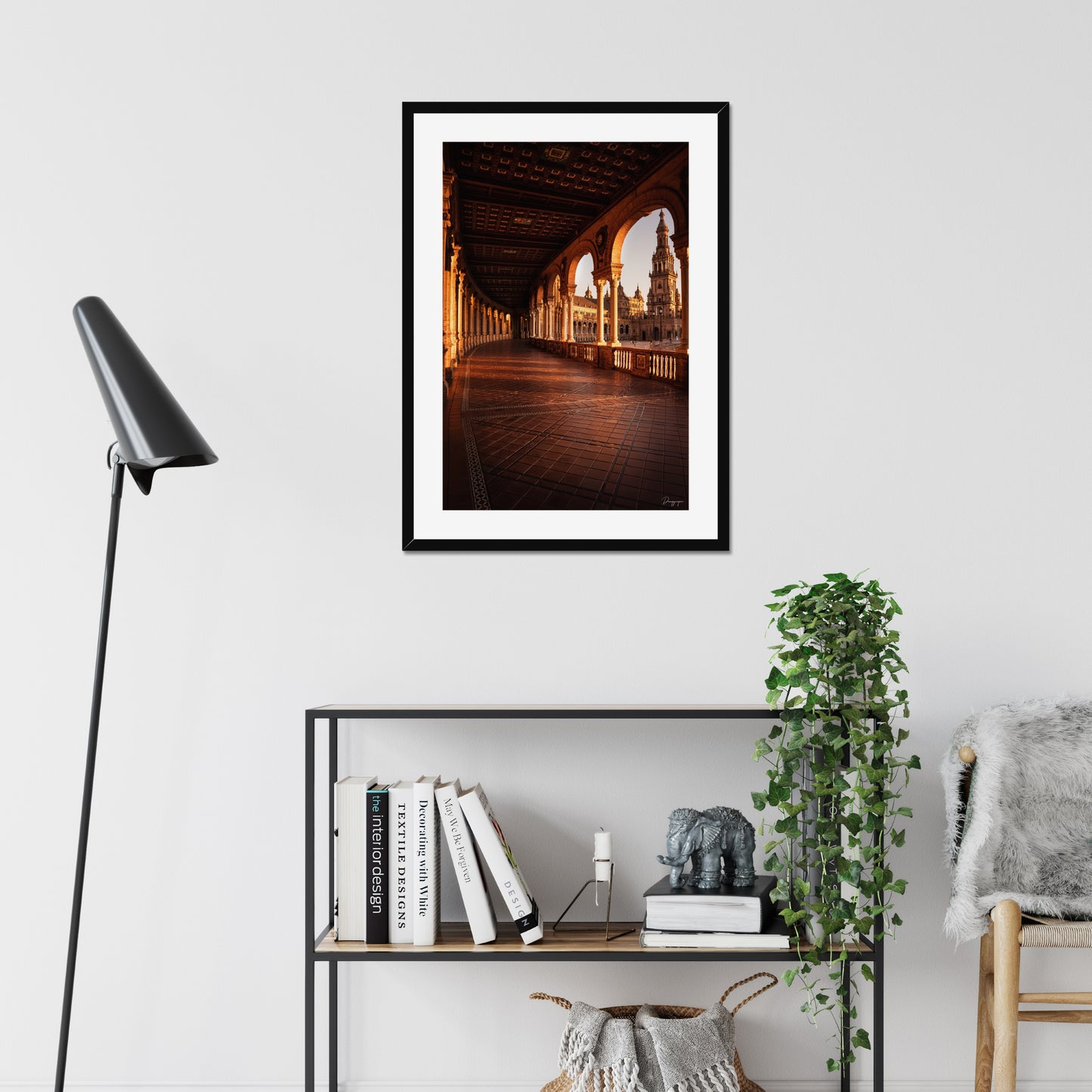 Golden Plaza - Framed Art