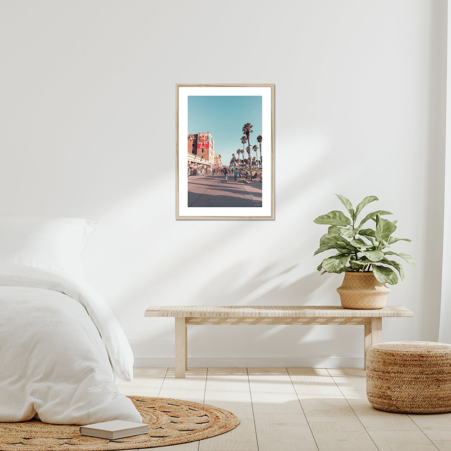 A Day in Venice Beach - Framed Art