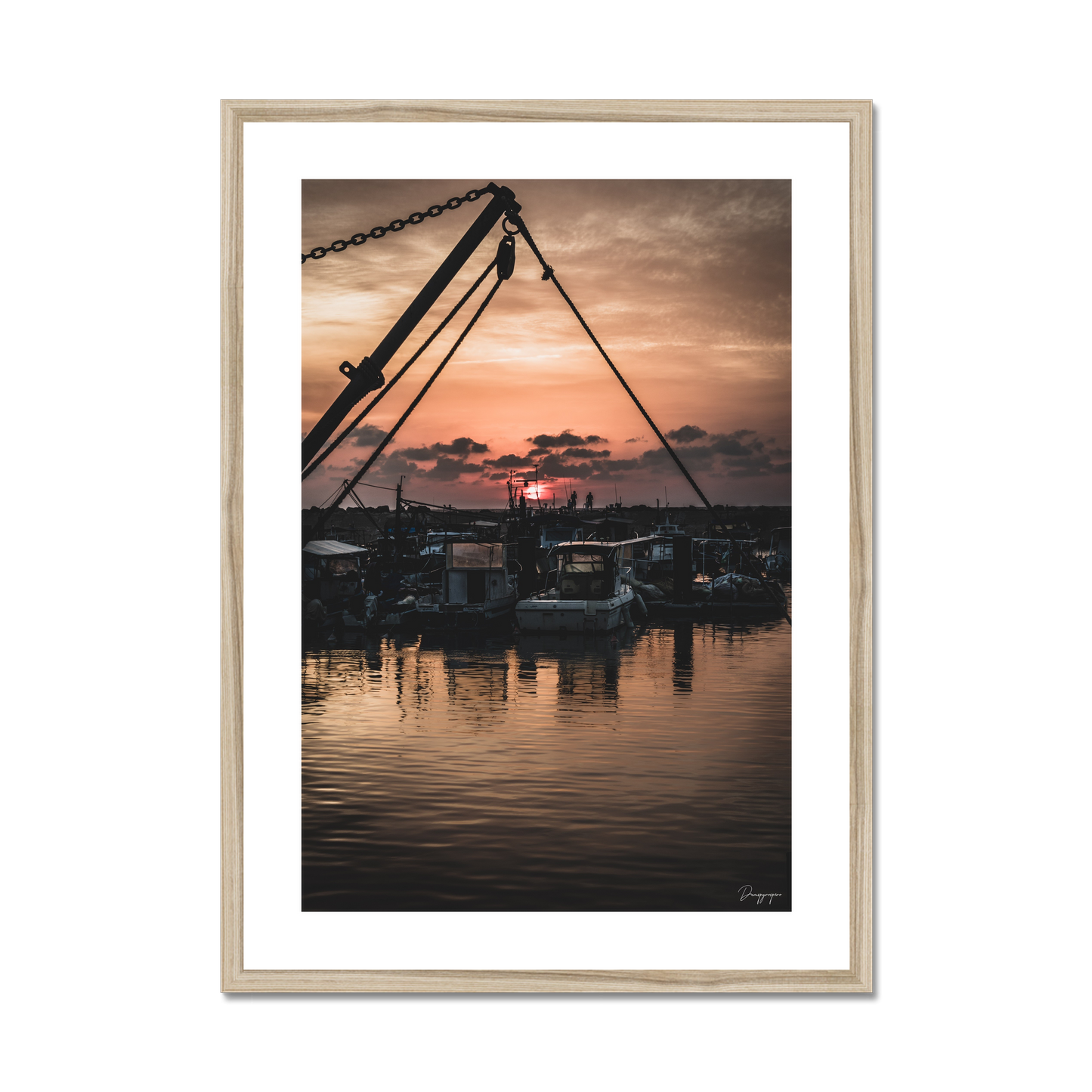 Sunset Burn - Framed Art