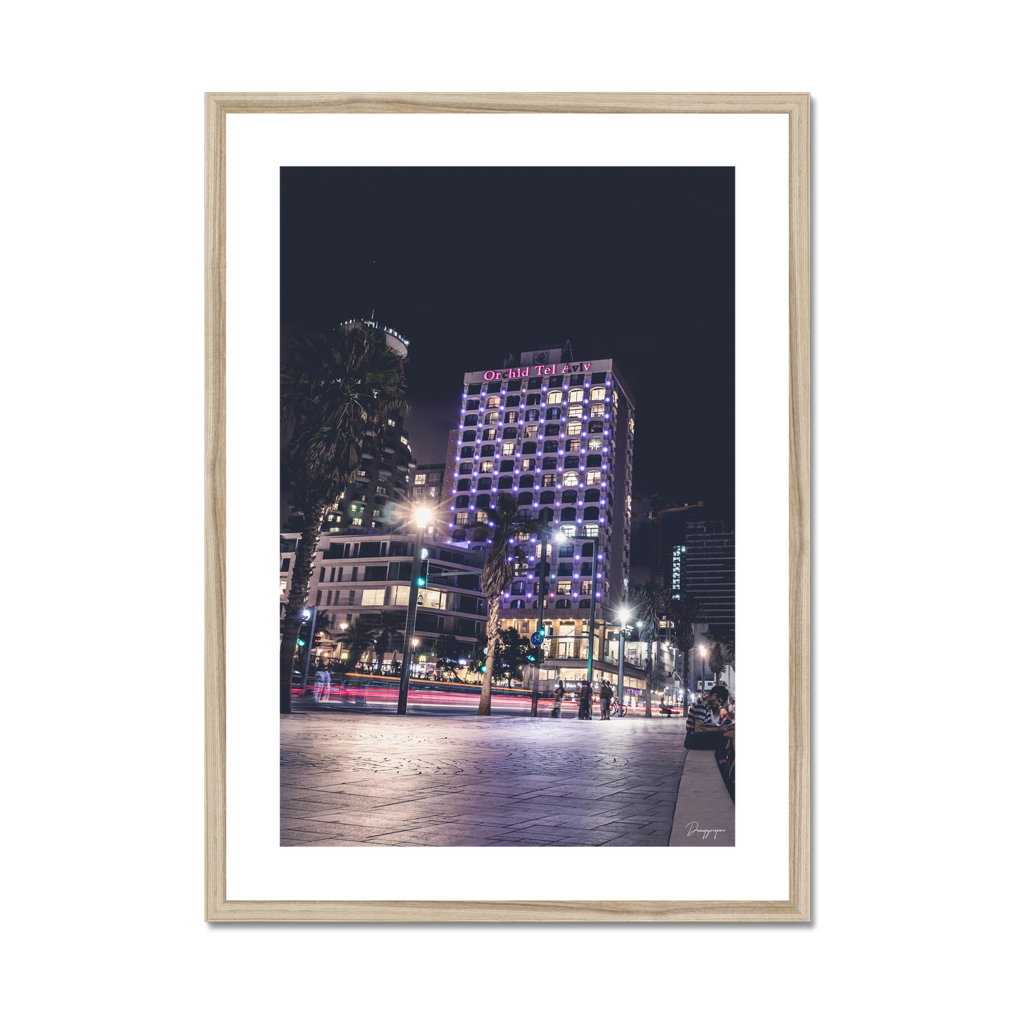 Tel Aviv Rush - Framed Art