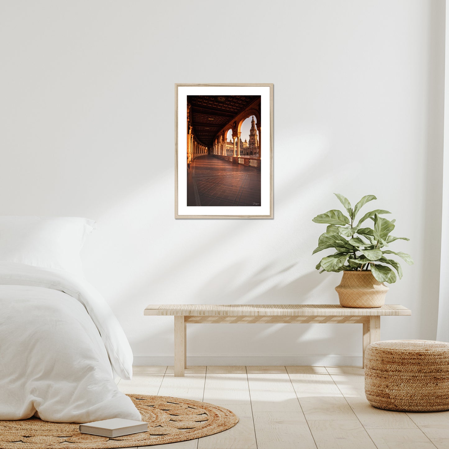 Golden Plaza - Framed Art