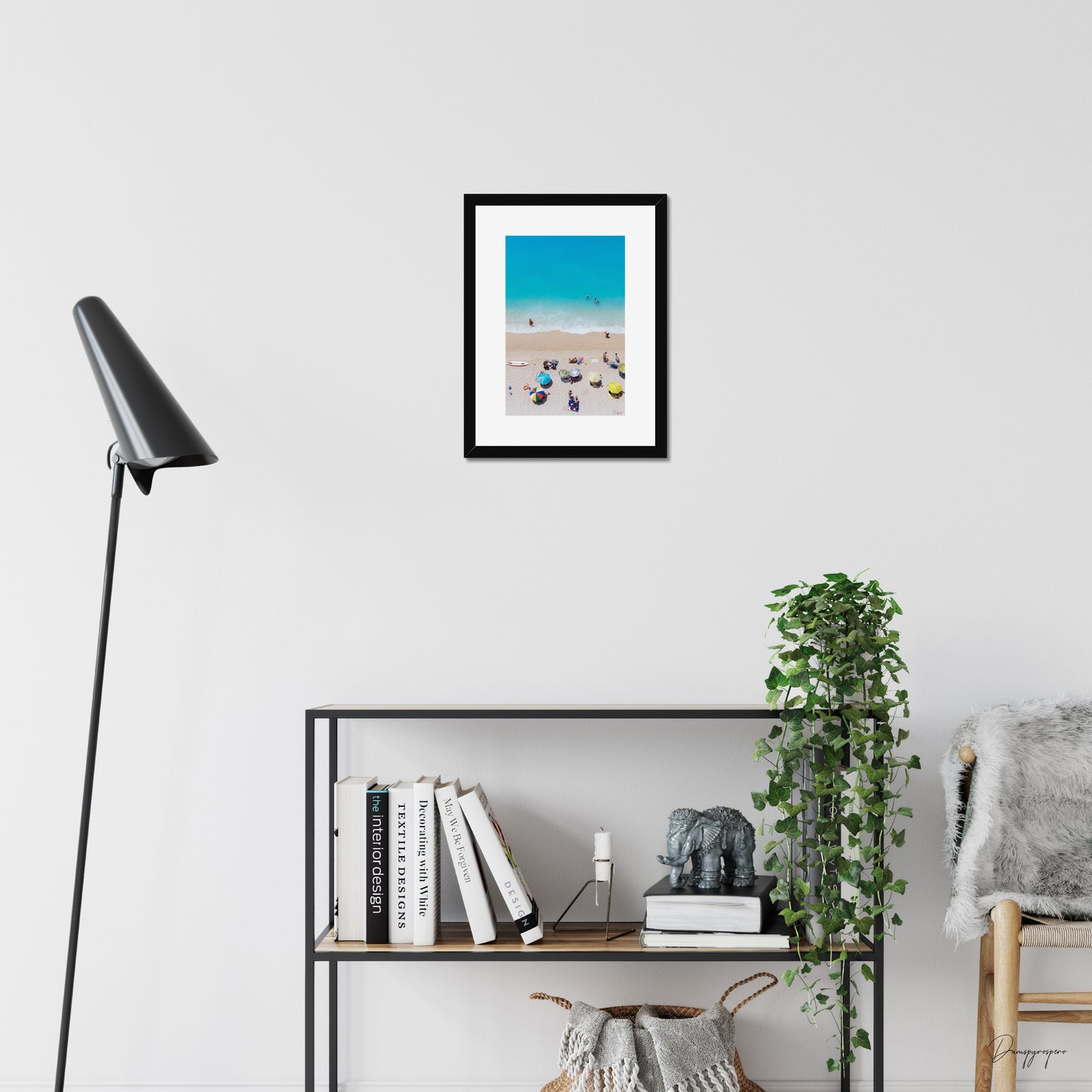 Summer in Blue - Framed Art