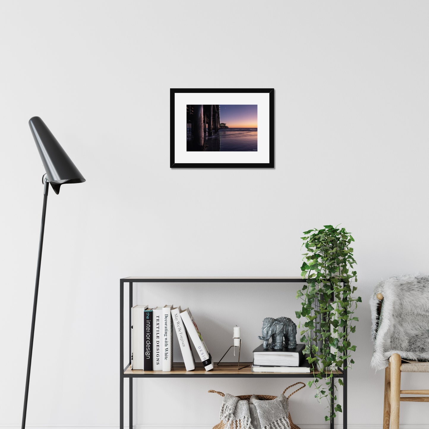 Under the Pier (Landscape) - Framed Art