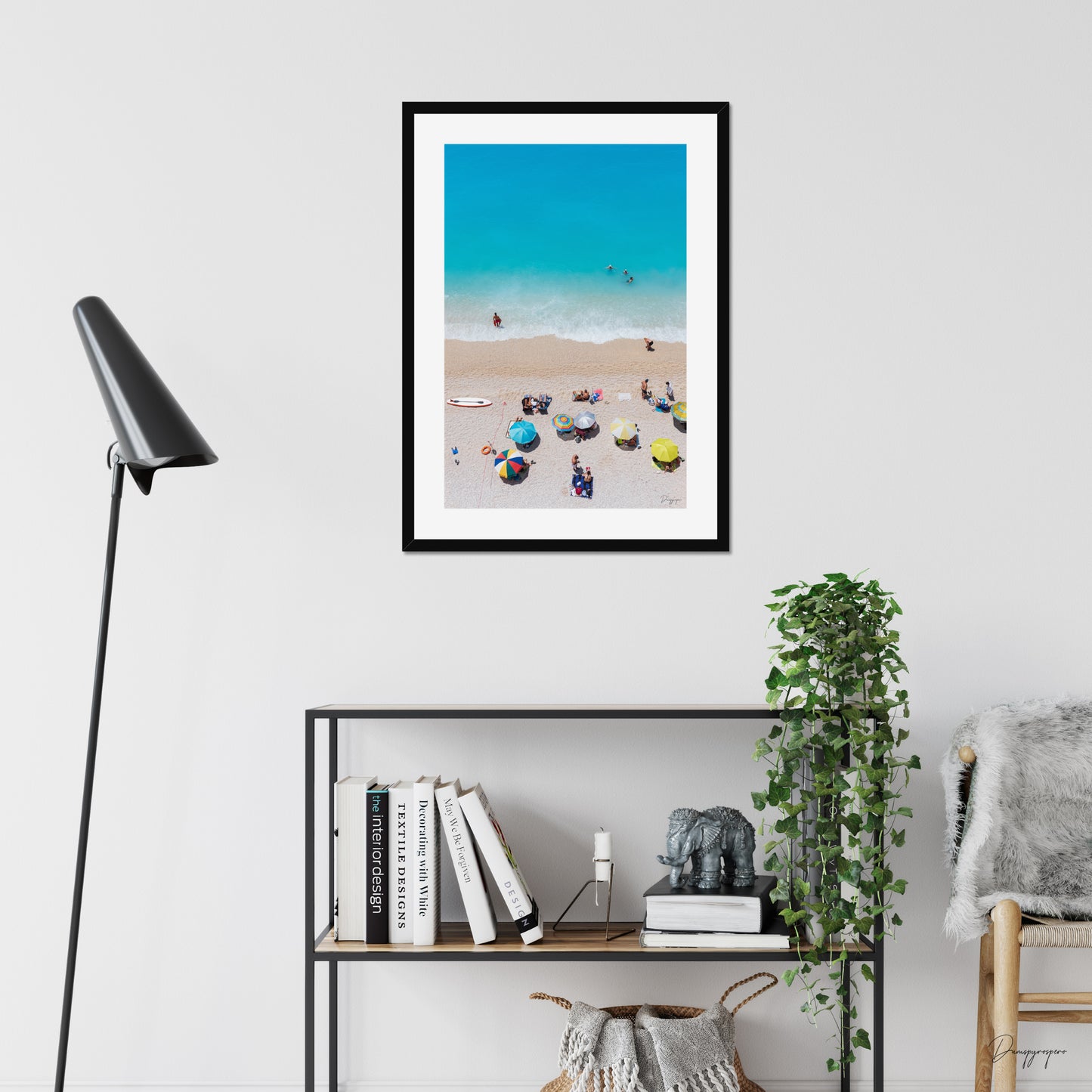 Summer in Blue - Framed Art