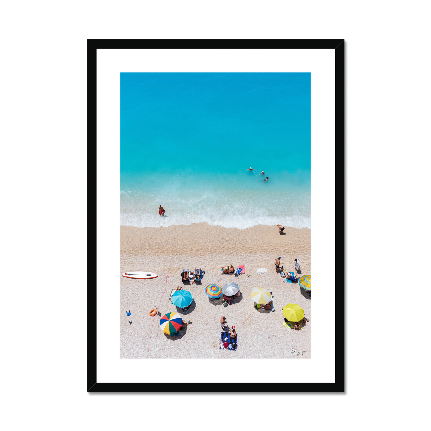 Summer in Blue - Framed Art