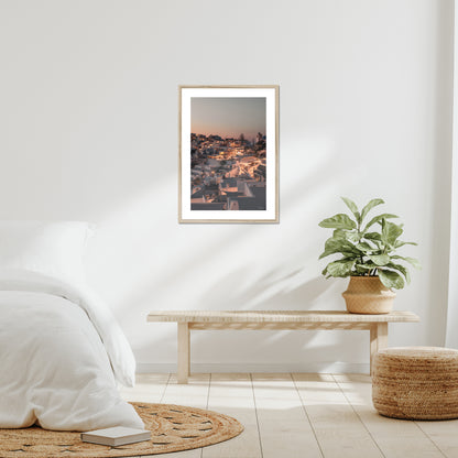 Santorini Evenings - Framed Art