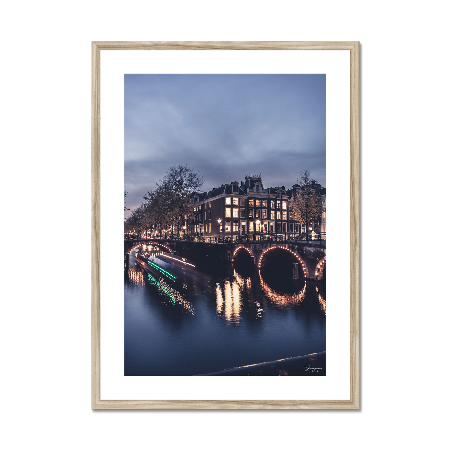 Amsterdam Rush - Framed Art