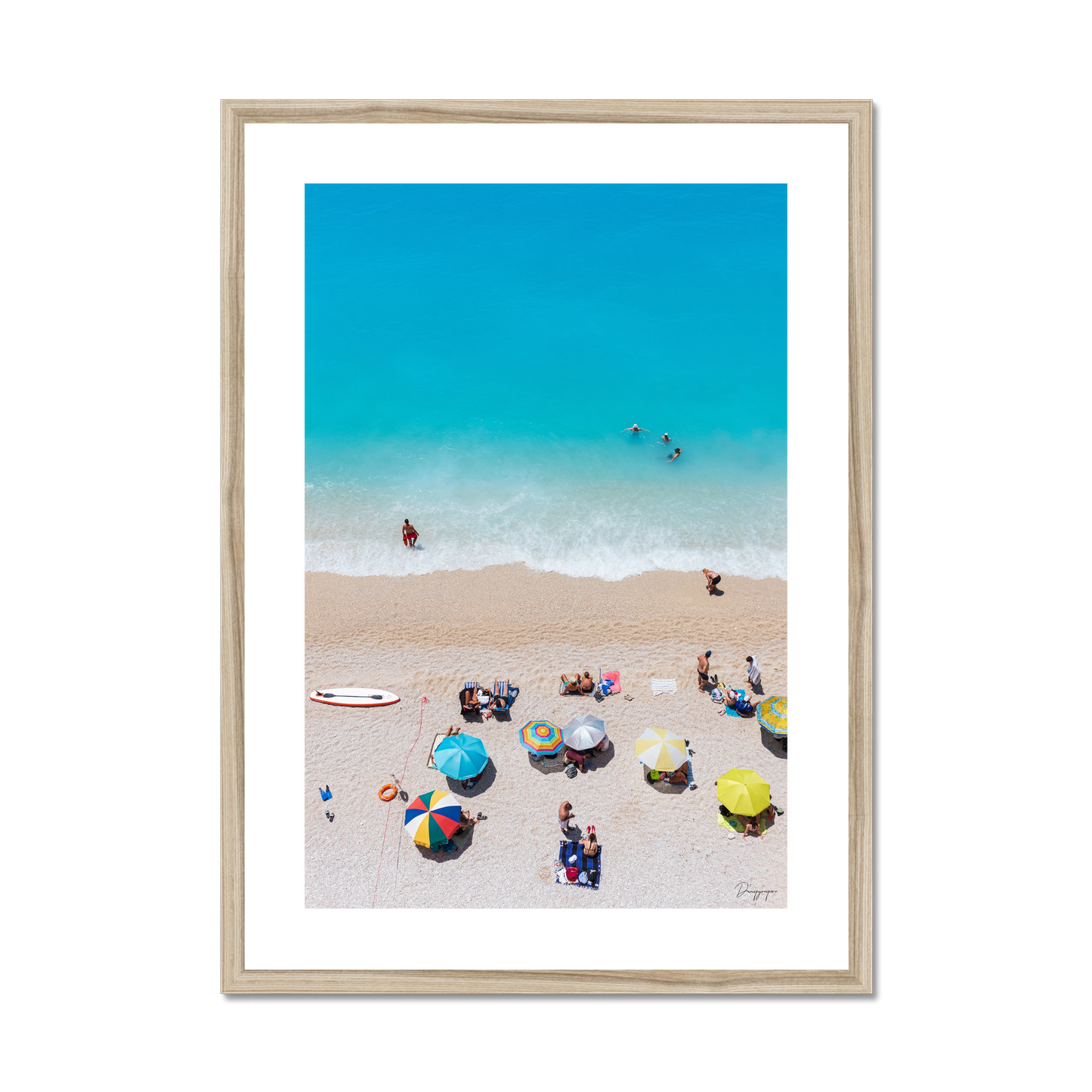 Summer in Blue - Framed Art