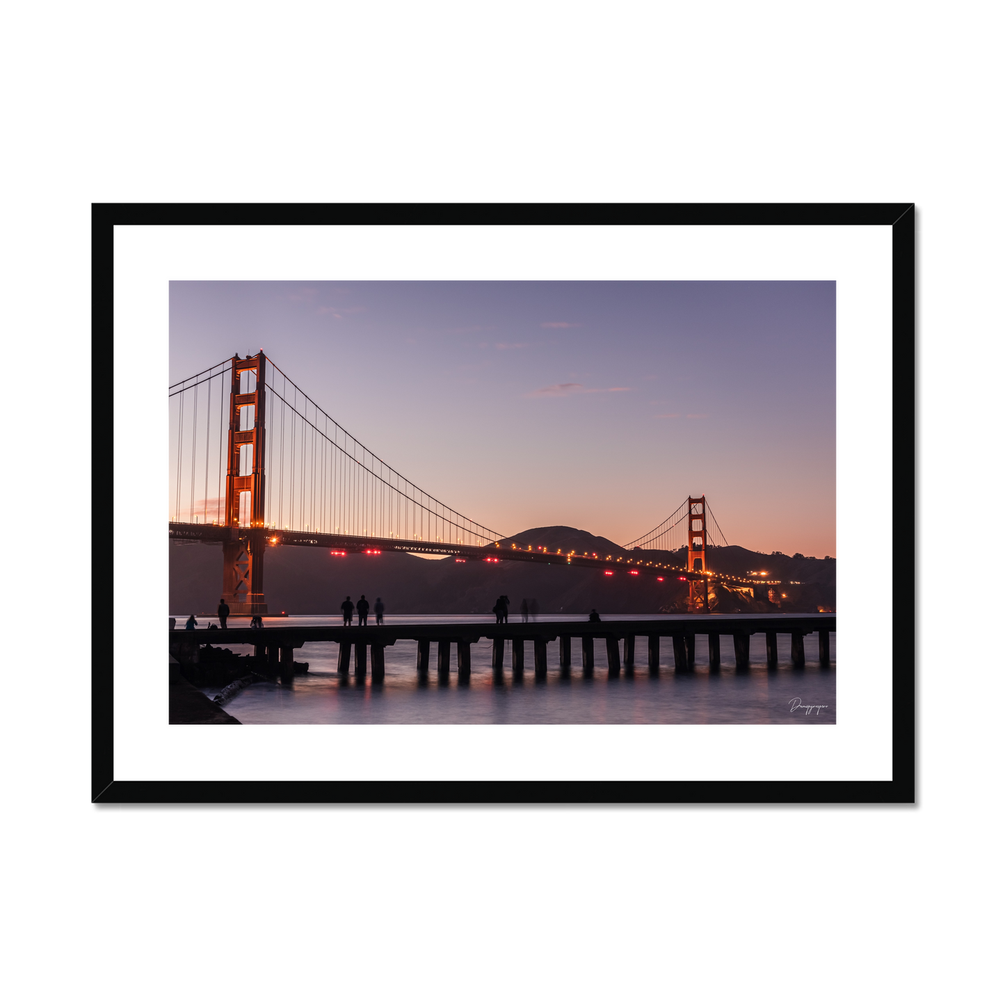 Golden View - Framed Art