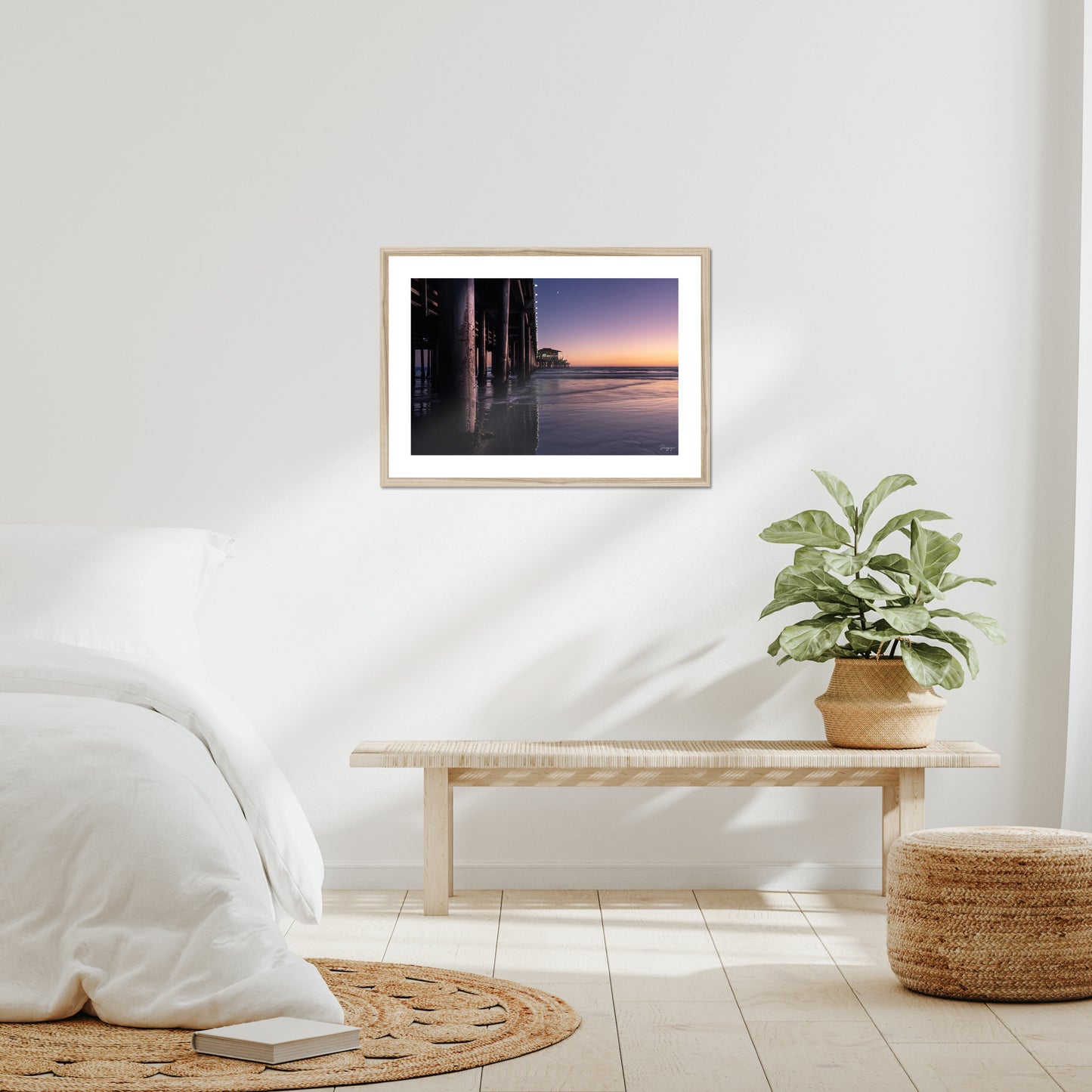 Under the Pier (Landscape) - Framed Art