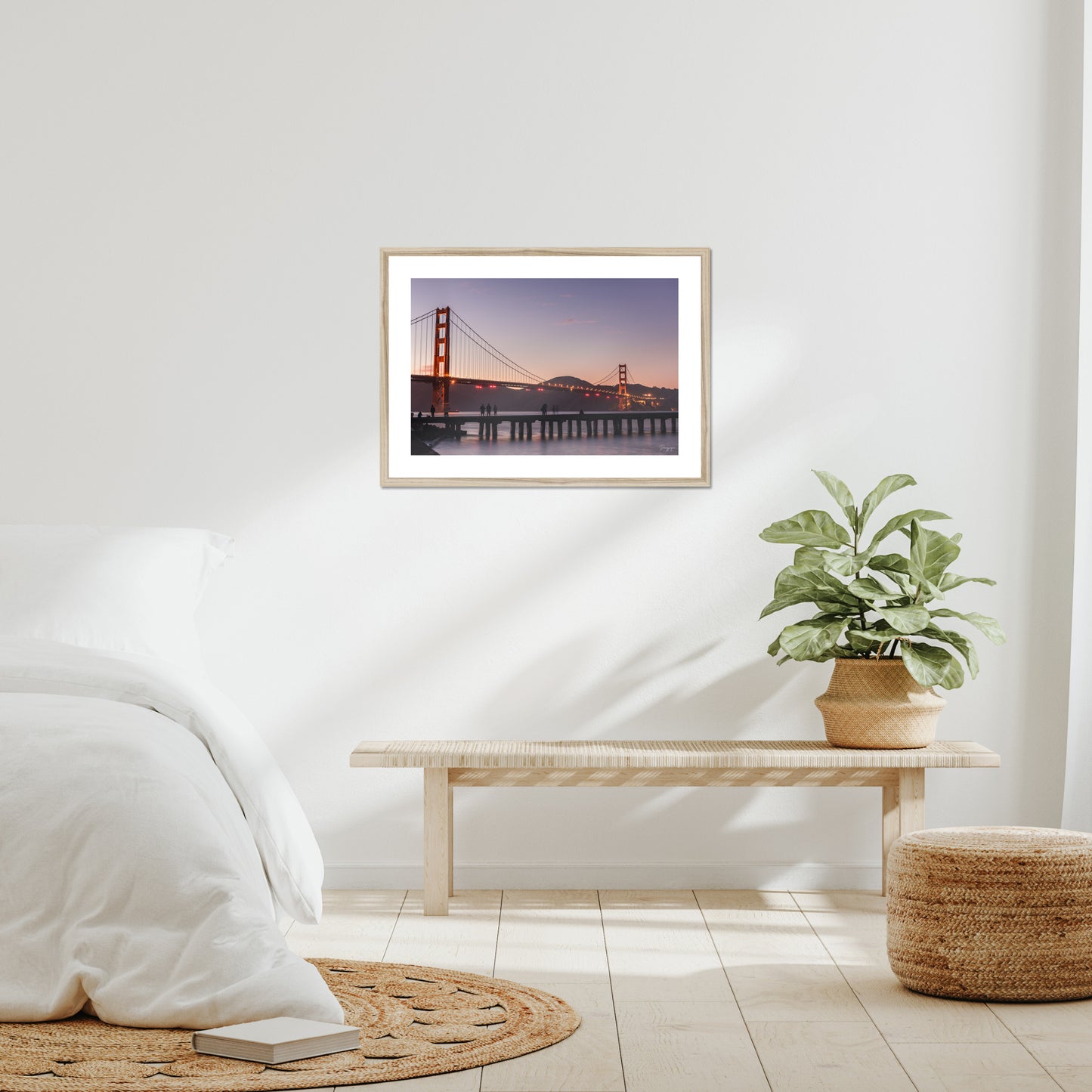 Golden View - Framed Art