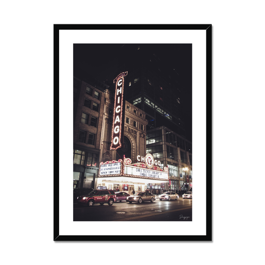 Chicago Nights - Framed Art