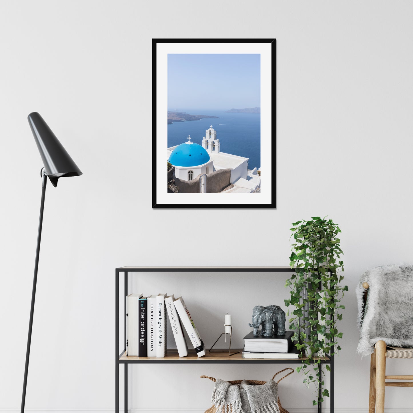 The Blue Dome - Framed Art