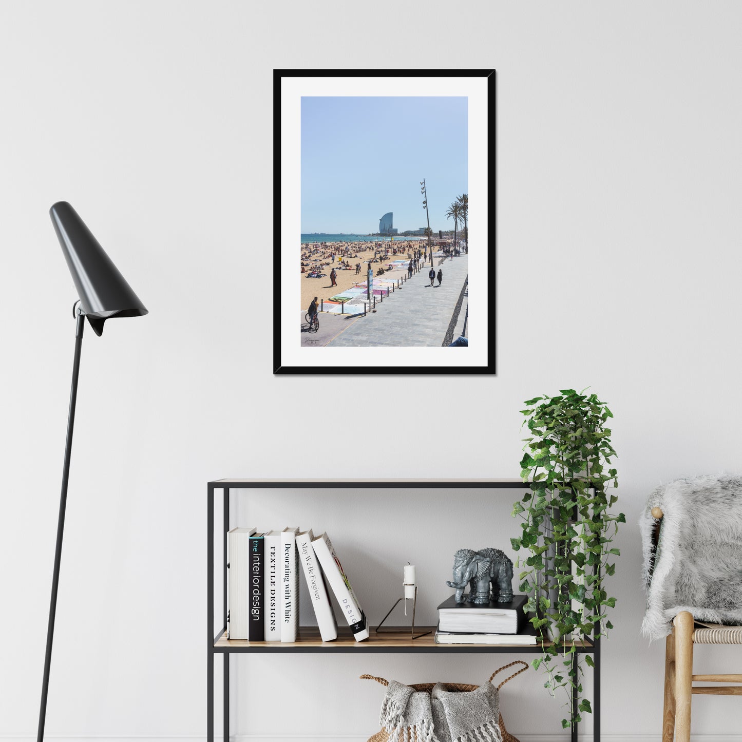 La Barceloneta - Framed Art