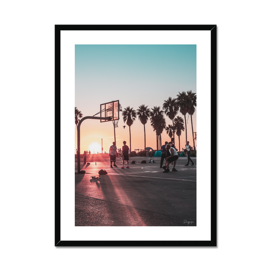 Street Basketball - Framed Art
