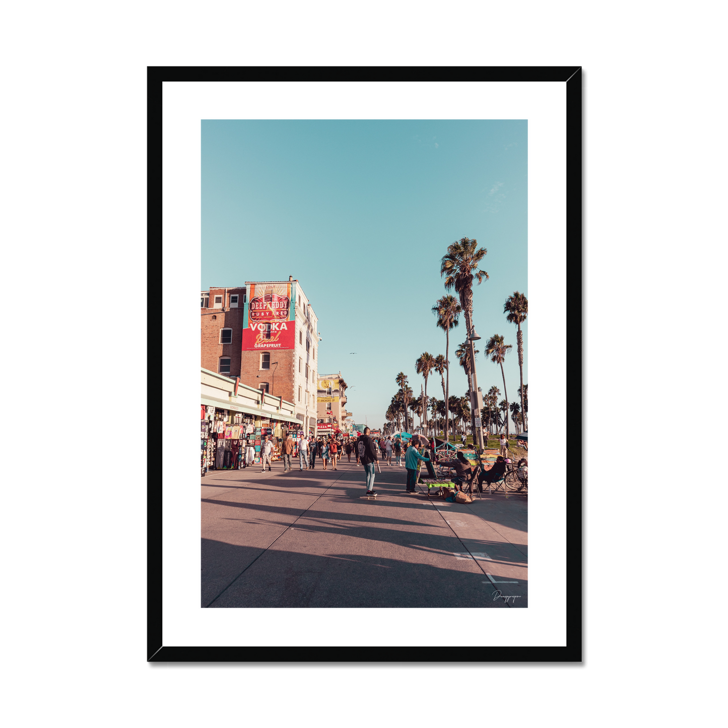 A Day in Venice Beach - Framed Art
