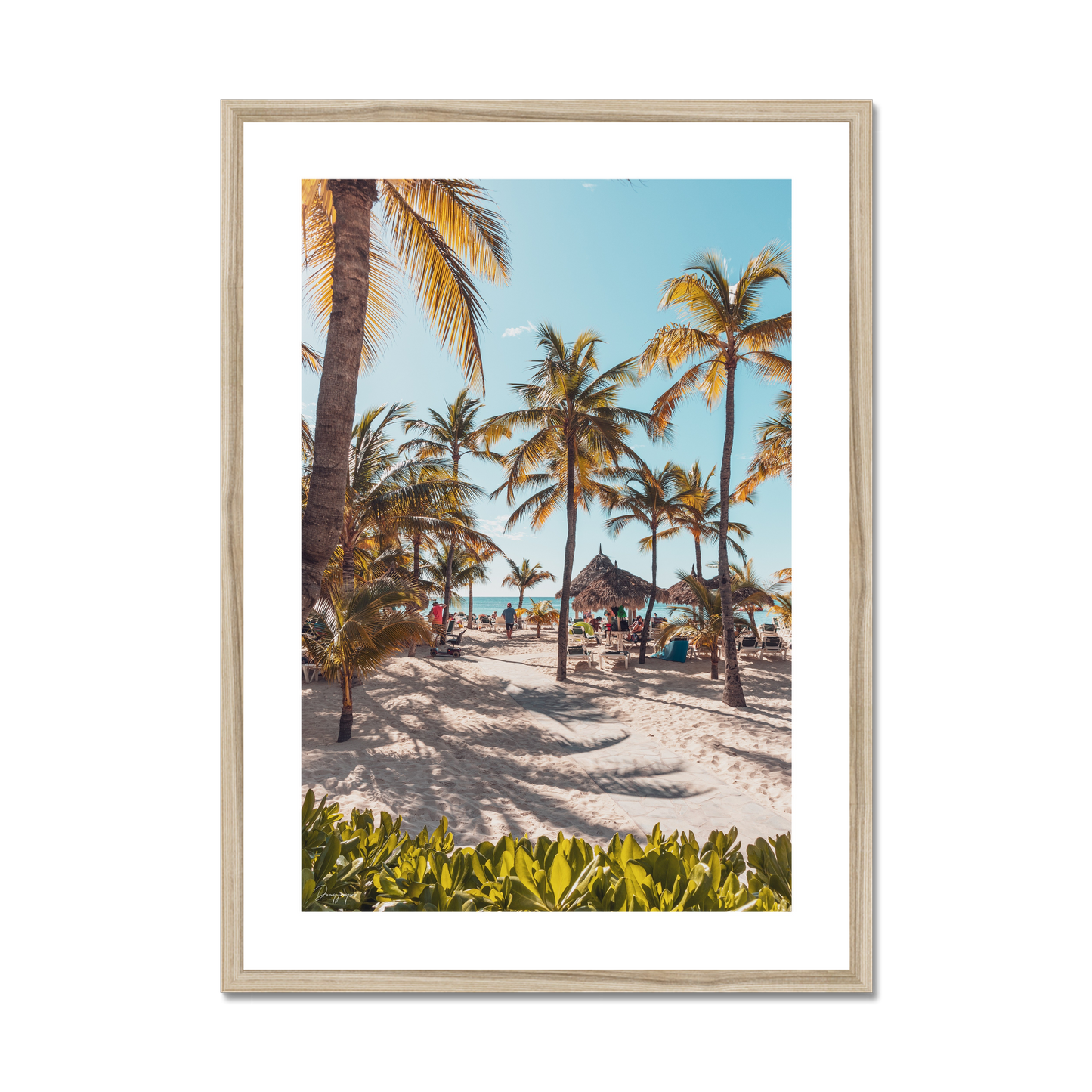 Palm Beach Aruba- Framed Art