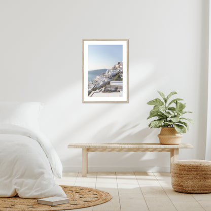 White Slope - Framed Art