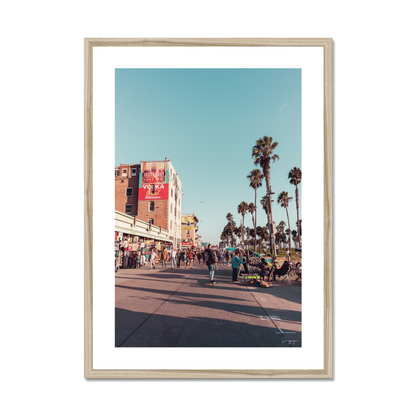 A Day in Venice Beach - Framed Art