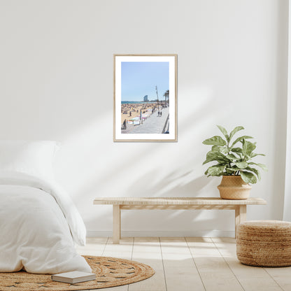 La Barceloneta - Framed Art