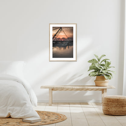 Sunset Burn - Framed Art