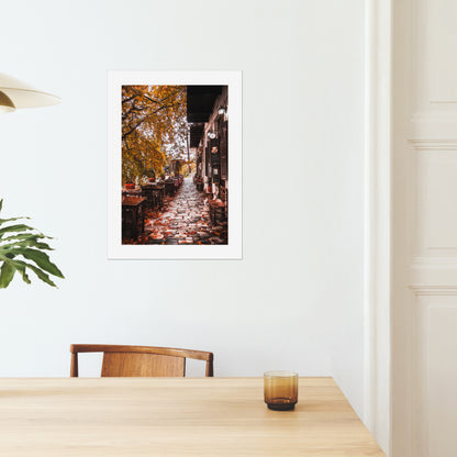 Village in Autumn - Poster