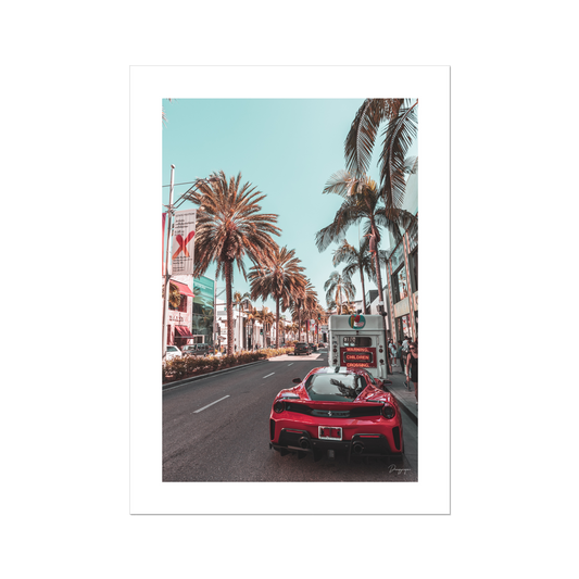 Beverly Hills Ferrari - Poster
