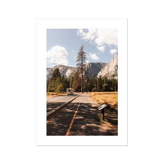 Yosemite Caravan - Poster