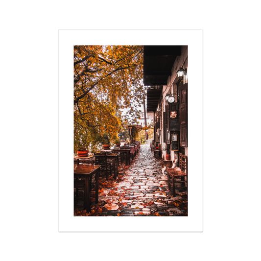 Village in Autumn - Poster